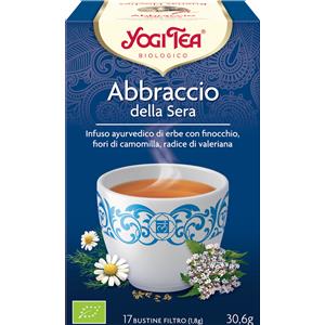Yogi Tea Abbraccio Della Sera - Infuso Ayurvedico Rilassante con Camomilla e Valeriana, 17 Filtri da 30,60 g