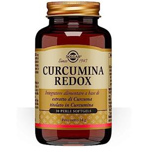 Solgar - Solgar Curcumina Redox Integratore per Articolazioni e Digestione 30 Perle - 944781487