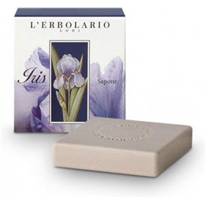 L'Erbolario Iris Sapone 100 g - Sapone cremoso con estratti di Iris e Altea, ideale per pelli sensibili