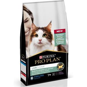 Purina PRO PLAN Liveclear Gatti Anziani Sterilizzati Ricco in Tacchino - Purina - PRO PLAN Liveclear Gatti Anziani Sterilizzati Ricco in Tacchino - 1,40KG