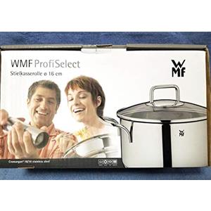 WMF Profiselect 16 cm Saucepan-Stainless Acciaio, Adatto per Tutti i Tipi di fornelli, Argento