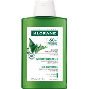 Klorane Shampoo all'Ortica 200ml - Seboregolatore per Capelli Grassi con Estratto d'Ortica