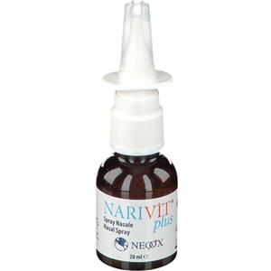 Narivit Plus Spray Nasale 20ml - Con Acido Ialuronico, D-Pantenolo, Biotina, Vitamina A e Vitamina E per il Benessere della Mucosa Nasale