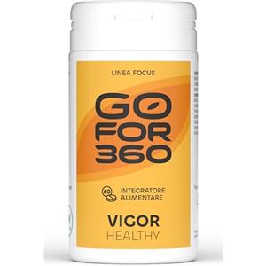 Gofor360 Vigor | Integratore Energia e Performance Maschile | Integratore Uomo con Muira Puama, Maca, Citrullina, Damiana e Beta alanina | Integratori Uomo 60 Compresse