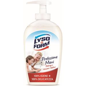 Lysoform Sapone Liquido Antibatterico Protezione Mani 250ml - Deterge e Rimuove i Batteri con Acido Lattico e Camomilla