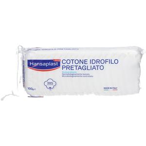 Beiersdorf Hansaplast Cotone Idrofilo Pretagliato 100g - 100% Cotone Extra India, Delicato sulla Pelle