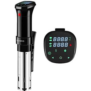 KEAWEO Sous Vide, KEAWEO Slow Cooker Circolatore Termico, Macchina Per Cottura A Bagnomaria, Circolatore Di Immersione, Roner Professionale Per Cottura A Bassa Temperatura Sottovuoto 1100w Led Schermo Touch
