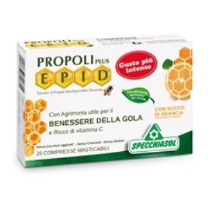 Natur Tanya - Compresse di Propoli EPID con Vitamina C Sapore Arancia (20 pezzi)