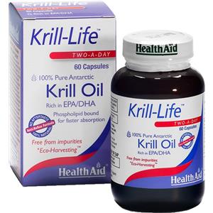 Healthaid Italia Olio di Krill 45g - Integratore ricco di Omega-3 per il benessere psico-fisico, privo di OGM e conservanti