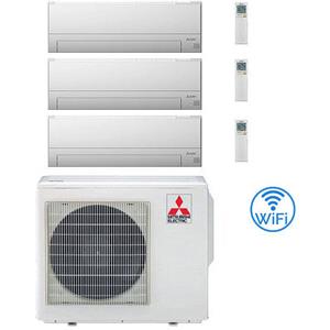 Mitsubishi Climatizzatore Condizionatore Mitsubishi MSZ-BT Wifi R32 Trial Split Inverter 7000 + 7000 + 7000 BTU con U.E. MXZ-3F54VF NOVITÁ Classe A+++/A++