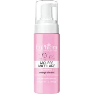 Euphidra Mousse Micellare Idratante 175 ml - Deterge e Idrata per Pelli Sensibili