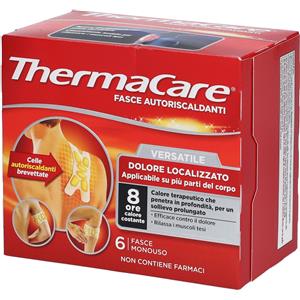 Angelini Thermacare Fascia Autoriscaldante Versatile - 6 Pezzi per Alleviare Dolore Muscolare e Articolare