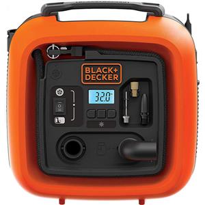 Black & Decker ASI400-XJ - Compressore aria elettrico portatile monofase, oil-less - Max 11 bar