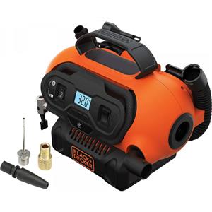 Black & Decker BDCINF18N-QS - Compressore aria elettrico portatile monofase, oil-less - Max 11 bar