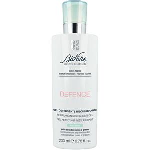 Bionike Defence Gel Detergente Riequilibrante 200ml - Deterge Delicatamente e Purifica per Pelle Sensibile, Mista e Grassa