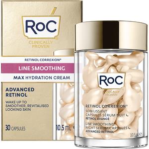 RoC Retinol Correxion Line Smoothing Siero Viso Notte - Antirughe, Idratante e Ristrutturante in 30 Capsule Biodegradabili