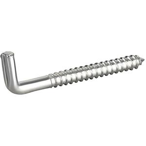 haggiy Gancio a Vite 5,8x65mm, zincato, dritto 25 pezzi