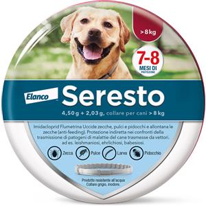 Seresto Collare Seresto antiparassitario per cani oltre 8 kg - 70 cm, cani > 8 kg