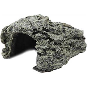 Tnfeeon Rettile nascondiglio Habitat, rettile box riparo terrario nascondigli grotte per tartaruga acquario terrario decorazione ornamento(Grande)