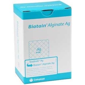Coloplast Biatain Alginate Ag 3x44 cm - Medicazione avanzata in alginato con argento per lesioni cavitarie infette, 10 pezzi