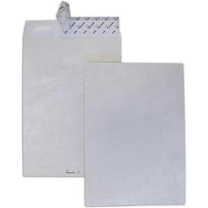Blasetti Busta a Sacco Postyvek in Tyvek Bianco - 22,9 x 32,4 cm - 55 gr - Con Strip Adesivo - Conf. 100 Pezzi
