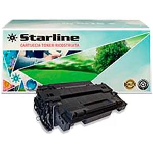 Starline Toner Ricostruito Nero CE255A per HP LaserJet P3010 e P3015 - 6.000 pagine