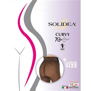 SOLIDEA CURVY 70 SHEER NERO 2M-XL