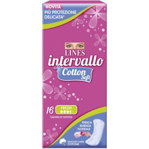 FATER SpA Intervallo Cotton Soft Fresh Lines 16 Pezzi