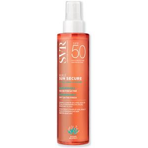 SVR Sun Secure Olio Secco SPF50 200ml - Protezione Solare Satinata per Viso, Corpo e Capelli