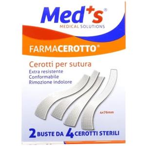 Med's CEROTTO MEDS PER SUTURA 4X76 MM 8 PEZZI