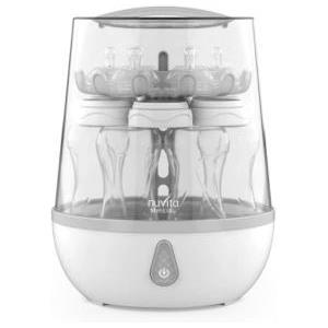 Nuvita Sterilizzatore a Vapore Ultra Veloce per Biberon e Accessori - Sterilizza in 6 Minuti e Mantiene Sterile fino a 24 Ore