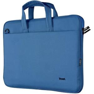 Trust Bologna Slim Eco Borsa per Laptop fino a 16, Borsa per Laptop Sostenibile in Plastica Riciclata, con Tracolla, Custodia per Viaggio, Lavoro, Ufficio, Scuola