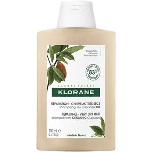 Klorane Shampoo al Burro di Cupuaçu BIO 400 ml - Nutrizione e Ristrutturazione per Capelli Molto Secchi