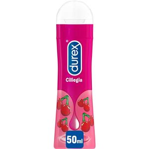 Durex Gel Lubrificante alla Ciliegia 50ml - A Base Acquosa, Indicato per Secchezza Vaginale