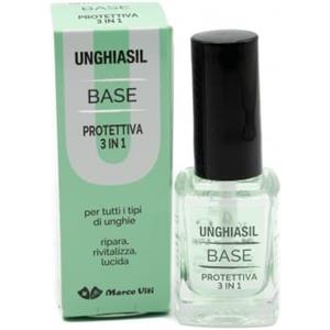 Marco Viti Unghiasil Base Protettiva 3 in 1 - Trattamento Multifunzionale per Unghie, 10 ml