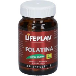 LIFEPLAN PRODUCTS Ltd Lifeplan Folatina 100 Tavolette - Integratore alimentare di acido folico