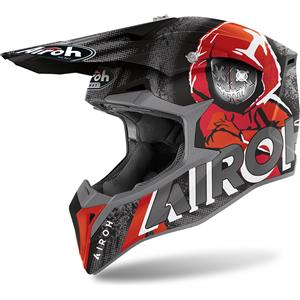 AIROH Casco Airoh Wraap Alien rosso opaco