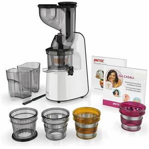 Imetec Estrattore Succo Vivo Pro SJ 2000 Concentrato a Freddo Professionale 7862 300W con Ricettario