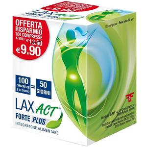 F&F Srl Lax ACT Forte Plus, 100 Compresse