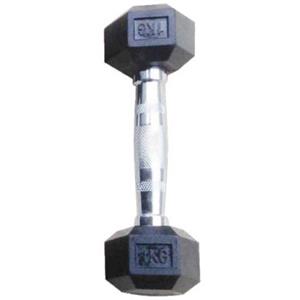 Toorx Manubrio Esagonale Gommato 1 kg con Impugnatura Ergonomica Antiscivolo