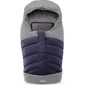 Inglesina Sacco Invernale Termico, Blu, Caldo per Culla, Tessuto Impermeabile, Interno Soffice e Morbido, 42 x 77 cm