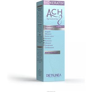 Biokeratin ACH 8 Shampoo Antigiallo 200ml - Neutralizza l'ingiallimento dei capelli decolorati