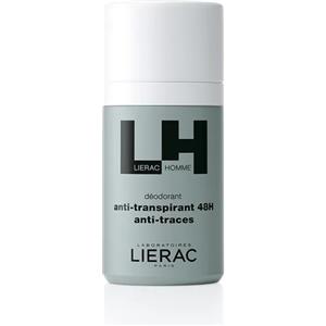 Lierac Homme Deodorante Anti-Traspirante 48H - Efficacia Ultra-Efficace e Anti-Traccia, 50 ml