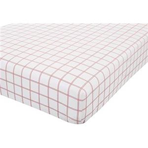 Catherine Lansfield spazzolato con angoli, motivo scozzese,, Cotone, Red, King