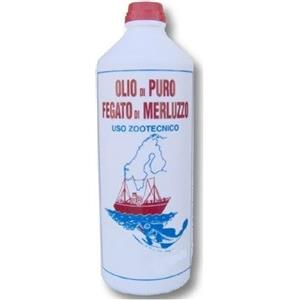 Magri Otello Olio di Fegato di Merluzzo 1000ml - Ricco di Vitamine A e D per Cani e Gatti