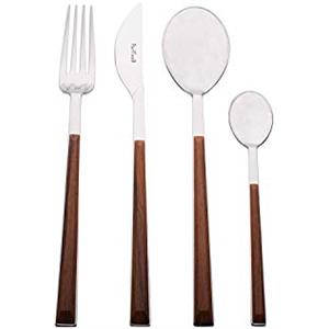 Red Vanilla Pintinox Kyoto Satin Set 30 pezzi posate Acciaio Nichel Free Colore Mogano