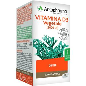 Arkopharma Arkocapsule - Vitamina D3 Integratore Alimentare, 45 Capsule