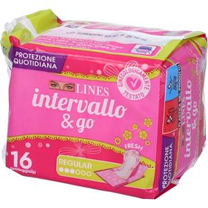 Lines PROTEGGISLIP LINES INTERVALLO FRESH&GO RIPIEGATI 16 PEZZI