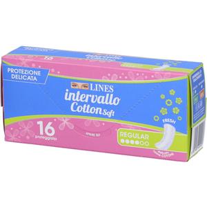 Lines PROTEGGISLIP LINES INTERVALLO COTTON SOFT FRESH DISTESI 16 PEZZI