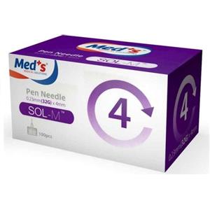 Farmac-Zabban Ago per Penna da Insulina Gauge 32 Lunghezza 4 mm - 100 Pezzi